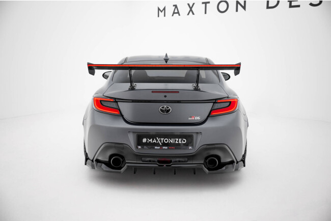 Maxton Design Carbon Heckflügel Heckspoiler mit Standfuß innen und LED für Toyota GR86 / Subaru BRZ Mk2