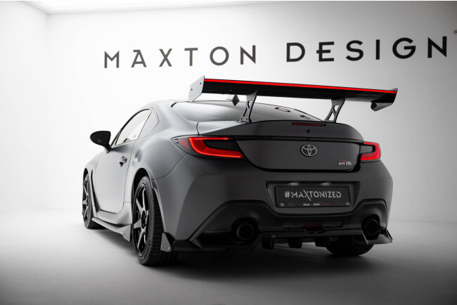 Maxton Design Carbon Heckflügel Heckspoiler mit Standfuß innen und LED für Toyota GR86 / Subaru BRZ Mk2