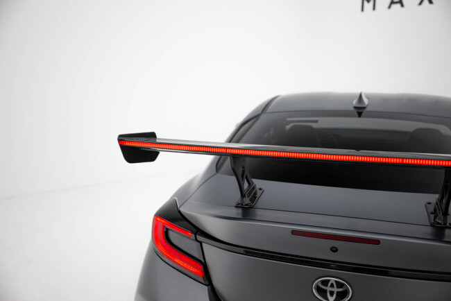 Maxton Design Carbon Heckflügel Heckspoiler mit Standfuß innen und LED für Toyota GR86 / Subaru BRZ Mk2