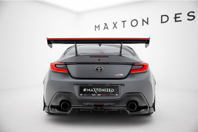 Maxton Design Carbon Heckflügel Heckspoiler mit Standfuß innen und LED für Toyota GR86 / Subaru BRZ Mk2
