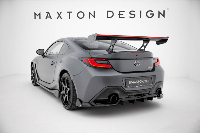 Maxton Design Carbon Heckflügel Heckspoiler mit Standfuß innen und LED für Toyota GR86 / Subaru BRZ Mk2