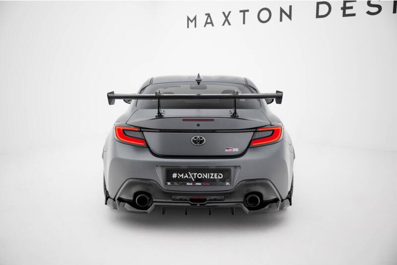 Maxton Design Carbon Heckflügel Heckspoiler mit Schwanenhals Halterungen für Toyota GR86 / Subaru BRZ Mk2