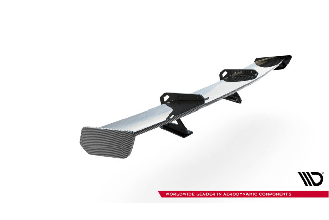Maxton Design Carbon Heckflügel Heckspoiler mit Schwanenhals Halterungen für Toyota GR86 / Subaru BRZ Mk2