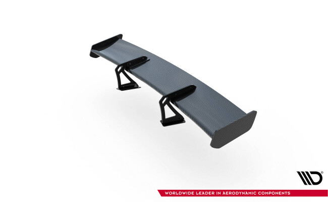 Maxton Design Carbon Heckflügel Heckspoiler mit Schwanenhals Halterungen für Toyota GR86 / Subaru BRZ Mk2