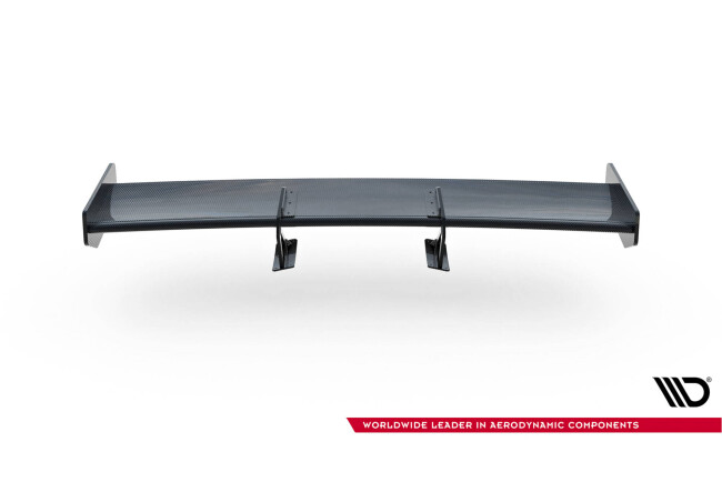 Maxton Design Carbon Heckflügel Heckspoiler mit Schwanenhals Halterungen für Toyota Supra Mk5