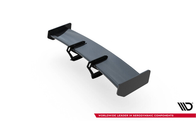 Maxton Design Carbon Heckflügel Heckspoiler mit Schwanenhals Halterungen für Toyota Supra Mk5