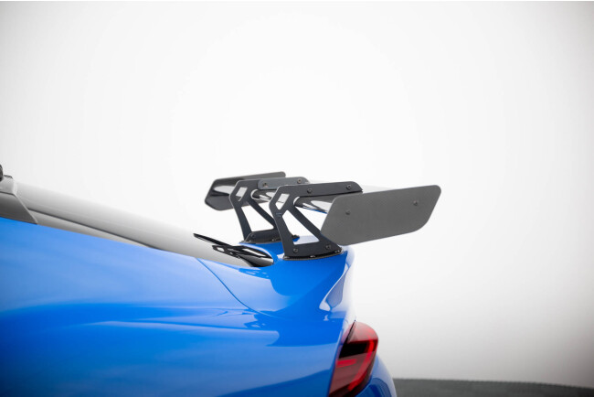 Maxton Design Carbon Heckflügel Heckspoiler mit Schwanenhals Halterungen für Toyota Supra Mk5