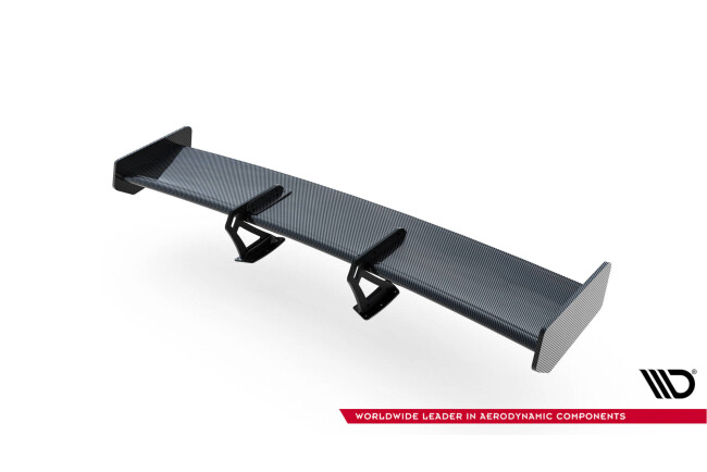Maxton Design Carbon Heckflügel Heckspoiler mit Schwanenhals Halterungen für Toyota Supra Mk5
