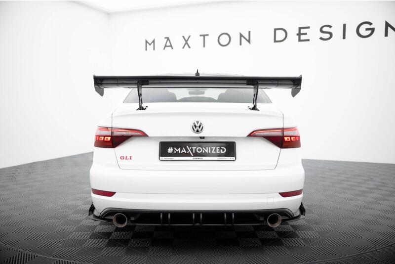 Maxton Design Carbon Heckflügel Heckspoiler mit Standfuß innen für VW Jetta GLI Mk7