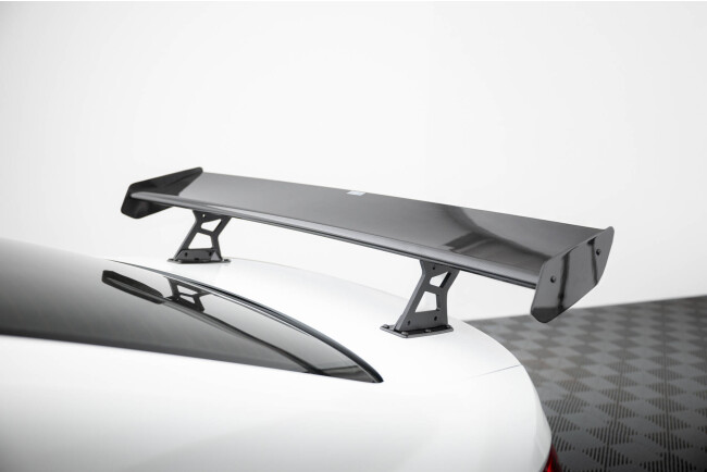 Maxton Design Carbon Heckflügel Heckspoiler mit Standfuß innen und LED für VW Jetta GLI Mk7