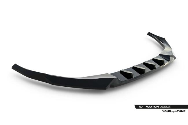 Maxton Design Frontlippe V.1 für Audi A3 Limousine 8Y Facelift Hochglanz schwarz