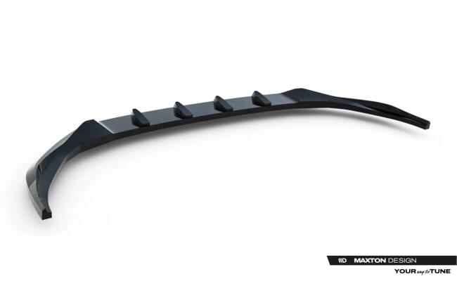 Maxton Design Frontlippe V.2 für Audi A3 Limousine 8Y Facelift Hochglanz schwarz