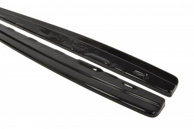 Maxton Design Seitenschweller (Paar) für BMW Z4 E85 / E86 vor Facelift Hochglanz schwarz