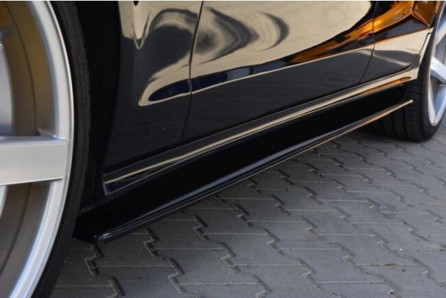Maxton Design Seitenschweller (Paar) für Mercedes CLS C218 AMG-Line Hochglanz schwarz