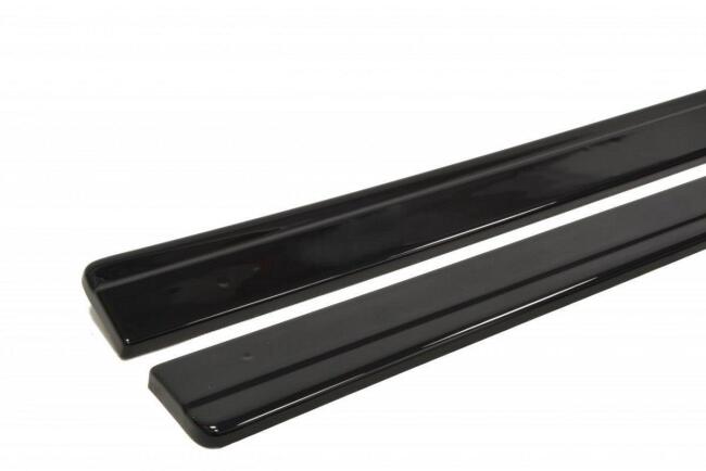 Maxton Design Seitenschweller (Paar) für Mitsubishi Lancer Evo X Hochglanz schwarz