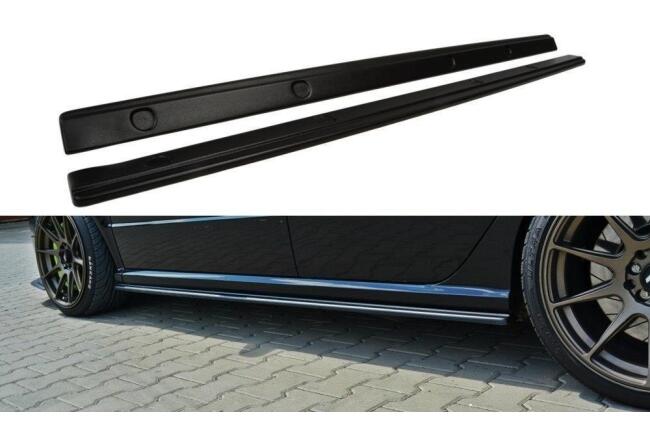 Maxton Design Seitenschweller für Skoda Fabia RS Hochglanz schwarz