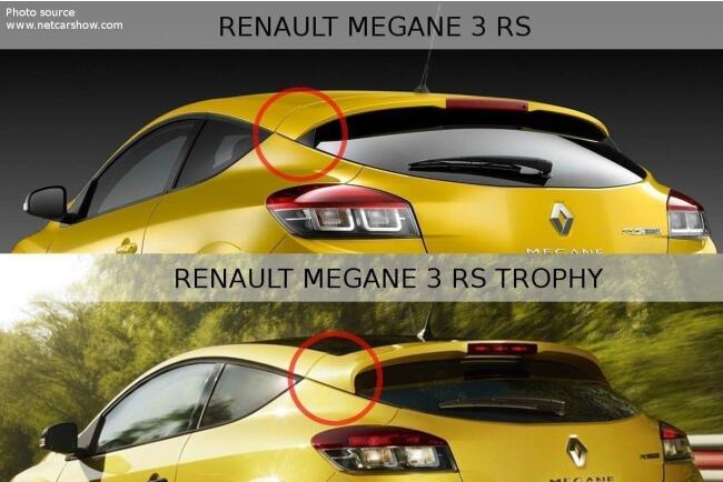 Maxton Design Heckspoiler Lippe V.1 für Renault Megane 3 RS (Trophy) Hochglanz schwarz