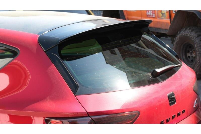 Maxton Design Heckspoiler Lippe für Seat Leon 3 (Typ 5F) Cupra Facelift Hochglanz schwarz