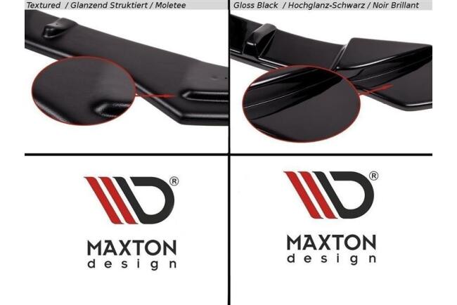 Maxton Design Spoiler Lippe für VW Scirocco 3 Standard Hochglanz schwarz