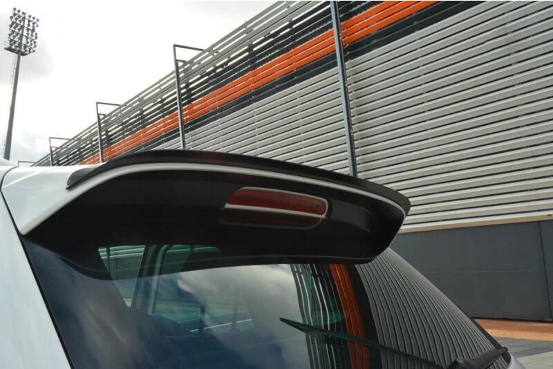 Maxton Design Heckspoiler Lippe für VW Tiguan 2 R-Line Schwarz Hochglanz