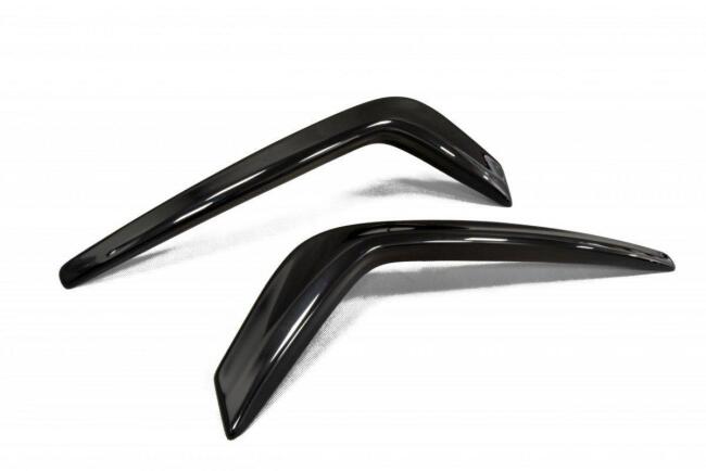 Maxton Design Nebelleuchten Abdeckung für Skoda Superb 3 III 3V Hochglanz schwarz