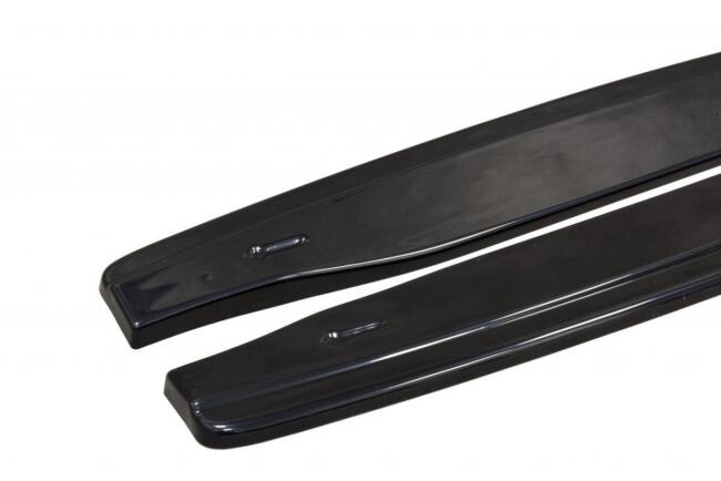Maxton Design Seitenschweller (Paar) für Peugeot RCZ Hochglanz schwarz