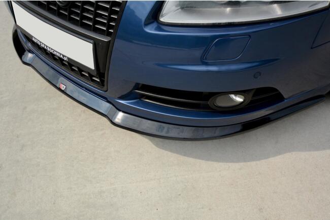 Maxton Design Frontlippe V.1 für Audi A6 C6 S-Line Hochglanz schwarz