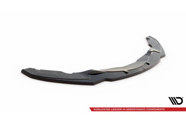 Maxton Design Frontlippe V.1 für BMW 4er M-Paket F32 / F33 / F36 (2013-2020) Hochglanz schwarz