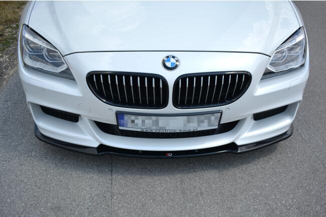 Maxton Design Frontlippe für BMW 6er F06 Gran Coupe M Paket Hochglanz schwarz