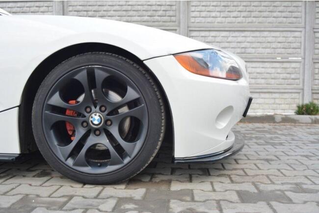 Maxton Design Frontlippe V.2 für BMW Z4 E85 vor Facelift Hochglanz schwarz