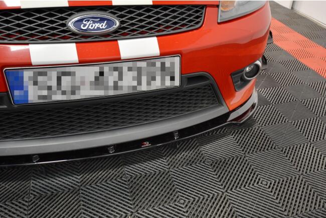 Maxton Design Frontlippe für Ford Fiesta ST Mk6 Hochglanz schwarz