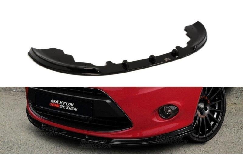 Maxton Design Frontlippe für Ford Fiesta Mk7 Hochglanz schwarz