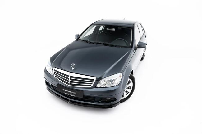Maxton Design Frontlippe für Mercedes C-Klasse W204 2007-2010 Hochglanz schwarz