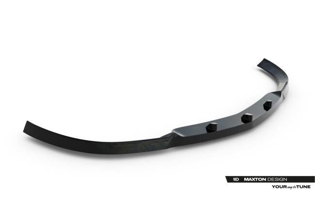 Maxton Design Frontlippe für Mercedes C-Klasse W204 2007-2010 Hochglanz schwarz