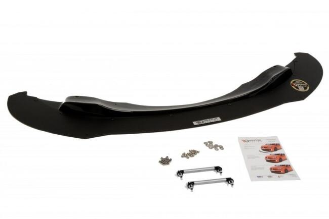 Maxton Design Street Pro Frontlippe V.2 für BMW M3 E92 / E93 vor Facelift Hochglanz schwarz