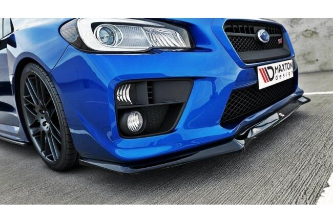 Maxton Design Frontlippe für Subaru Impreza WRX STI 2014-2021 Hochglanz schwarz