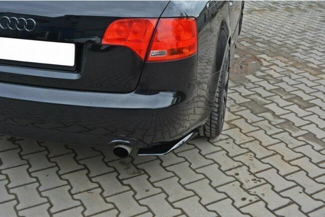 Maxton Design Diffusor Flaps für Audi A4 B7 Hochglanz schwarz
