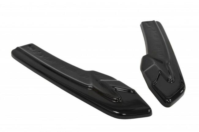 Maxton Design Diffusor Flaps für Audi A5 8T S-Line Facelift Hochglanz schwarz