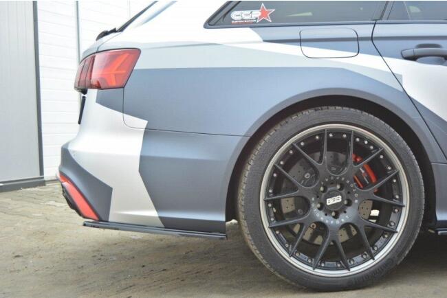 Maxton Design Diffusor Flaps V.1 für Audi RS6 C7 Hochglanz schwarz