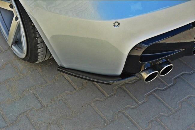 Maxton Design Diffusor Flaps für BMW 1er E87 Standard / M Performance Hochglanz schwarz