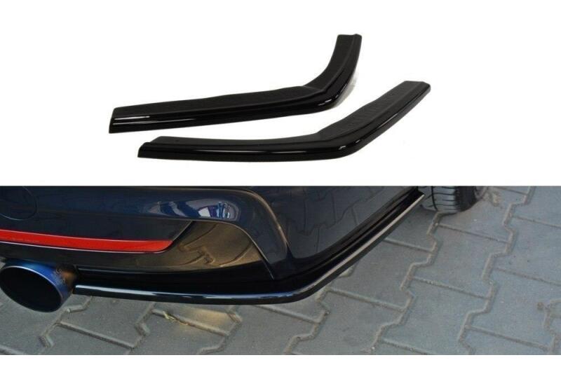 Maxton Design Diffusor Flaps für BMW 4er F32 M Paket Hochglanz schwarz