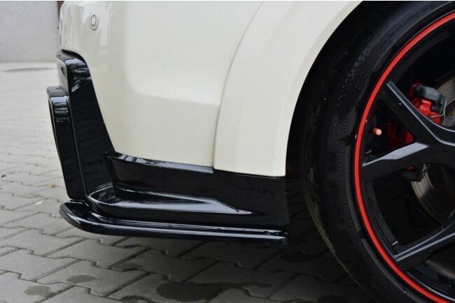 Maxton Design Diffusor Flaps für Honda Civic IX Mk9 Type R Hochglanz schwarz
