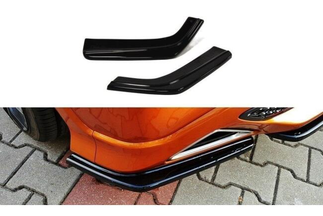Maxton Design Diffusor Flaps für Honda Civic VIII Mk8 Type S/R Hochglanz schwarz