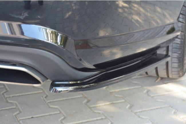 Maxton Design Diffusor Flaps für Mercedes CLS C218 AMG-Line Hochglanz schwarz