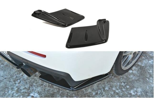 Maxton Design Diffusor Flaps für Mitsubishi Lancer Evo X Hochglanz schwarz