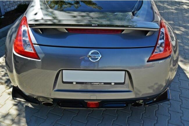 Maxton Design Diffusor Flaps für Nissan 370Z Hochglanz schwarz