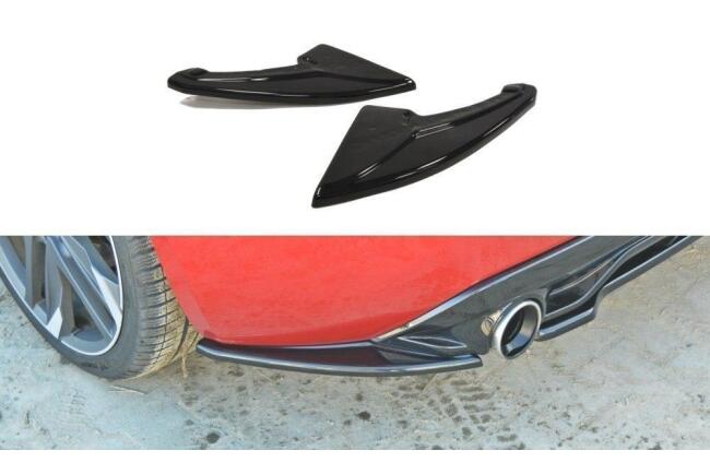 Maxton Design Diffusor Flaps für Peugeot 308 II GTI Hochglanz schwarz