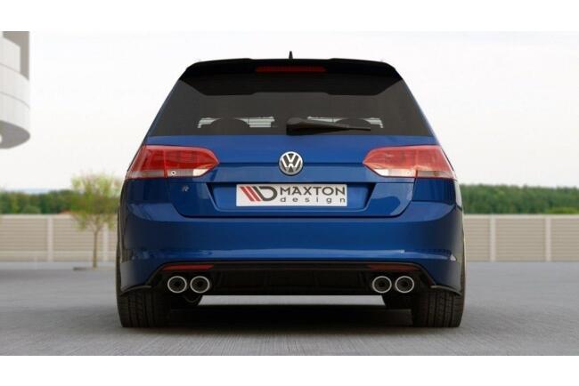 Maxton Design Diffusor Flaps für VW Golf 7 R / R-Line Variant Hochglanz schwarz