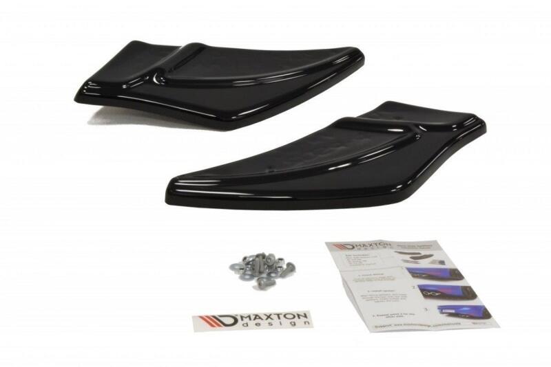 Maxton Design Diffusor Flaps V.2 für VW Golf 7 R / R-Line Hochglanz schwarz
