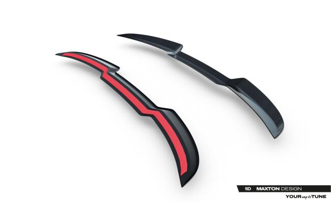 Maxton Design Heckspoiler Lippe V.1 für Audi S6 / A6 S-Line Avant C7 (2011-2017) Hochglanz schwarz